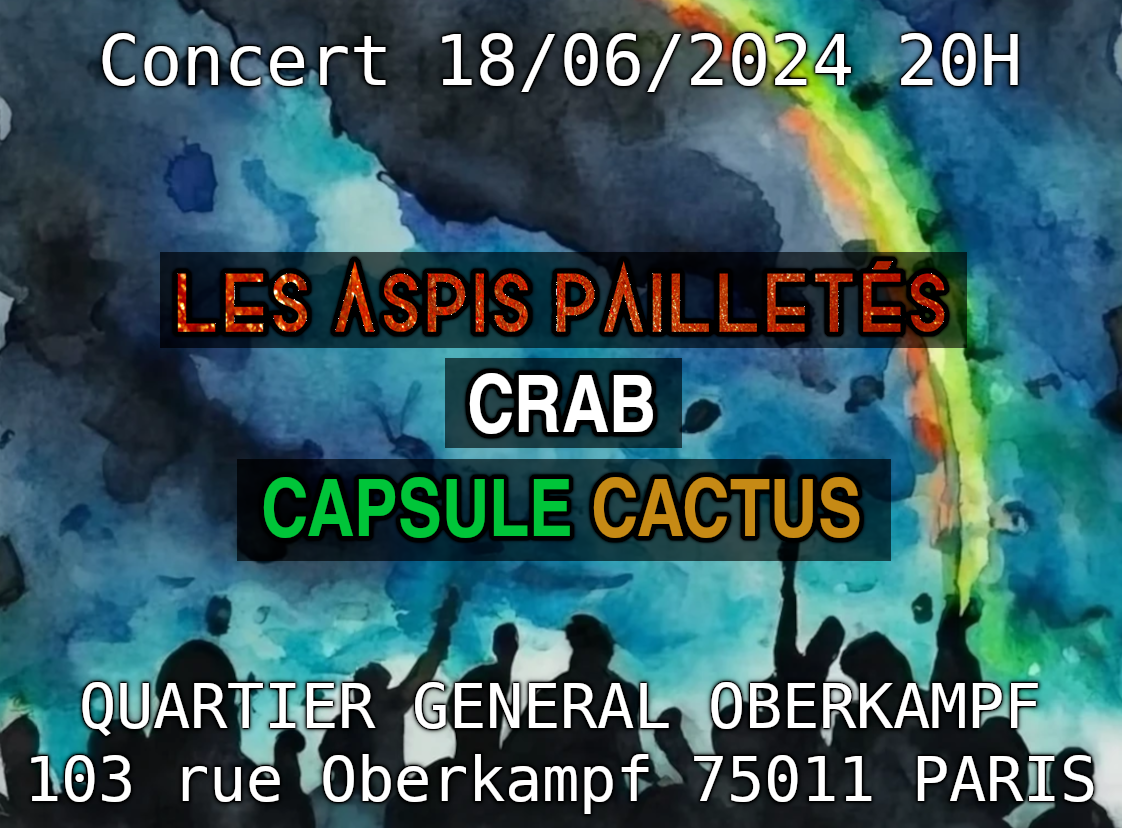 Affiche concert du QG
